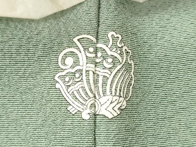 平和屋着物■上質な色無地 作家物 豆がら茶色 正絹 逸品 CABH8848ev