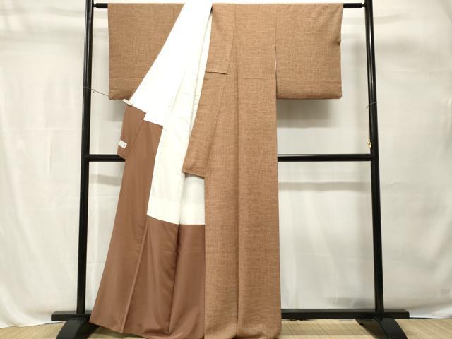 平和屋着物■洗える最高級着物 <英>はなぶさ謹製 小紋 格子柄 洗える着物 CABH8853ev