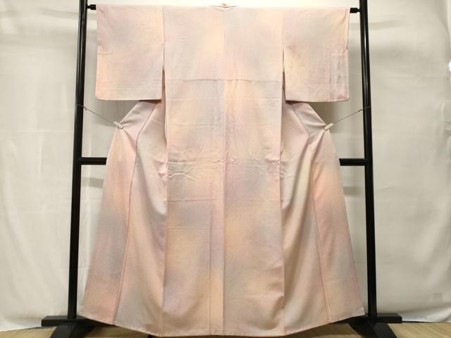 平和屋着物■上質な小紋 霞文 暈し染め 正絹 逸品 CABH8865ev