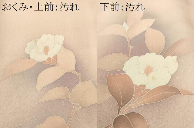 平和屋着物■訪問着 枝花文 暈し染め 正絹 逸品 CABH8922ev