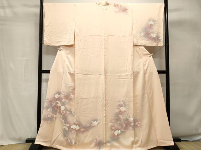 平和屋着物■訪問着 枝花文 暈し染め 正絹 逸品 CABH8922ev