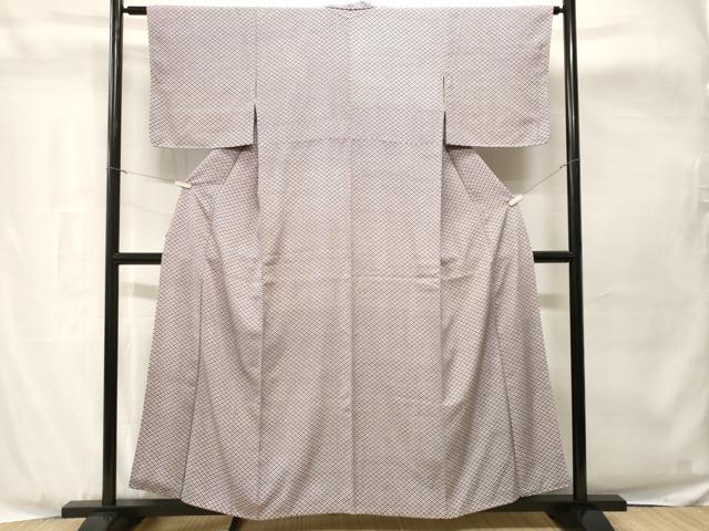 平和屋着物■江戸小紋 花菱小紋柄 正絹 逸品 CABH8926ev