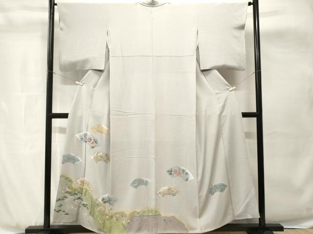 平和屋着物■豪華色留 道長地紙花文 暈し染め 正絹 逸品 CABH8930ev