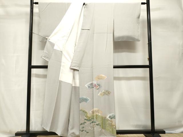 平和屋着物■豪華色留 道長地紙花文 暈し染め 正絹 逸品 CABH8930ev