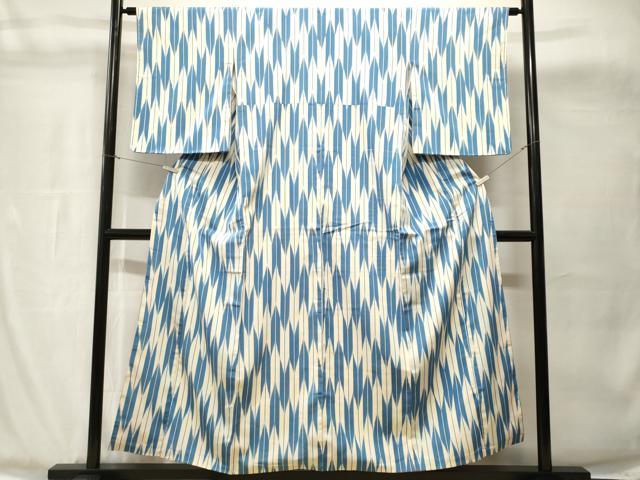 平和屋着物■上質な小紋 矢羽文 正絹 逸品 CABH8957ev