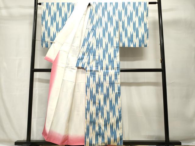 平和屋着物■上質な小紋 矢羽文 正絹 逸品 CABH8957ev