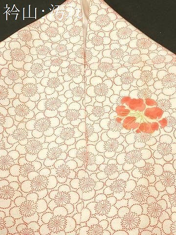 平和屋着物■上質な小紋 舞花文 高島屋扱い 正絹 逸品 CABH8971ev