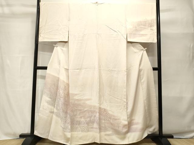 平和屋着物■訪問着 道長樹林文 西武百貨店扱い 正絹 逸品 CABH8984ev
