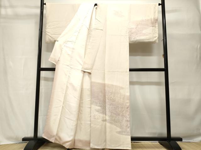 平和屋着物■訪問着 道長樹林文 西武百貨店扱い 正絹 逸品 CABH8984ev