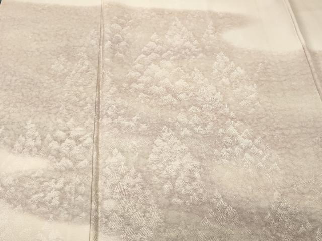 平和屋着物■訪問着 道長樹林文 西武百貨店扱い 正絹 逸品 CABH8984ev