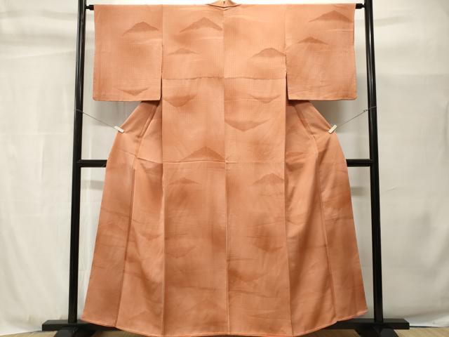 平和屋着物■上質な小紋 遠山地紋 霞文 暈し染め 正絹 逸品 CABH9016ev