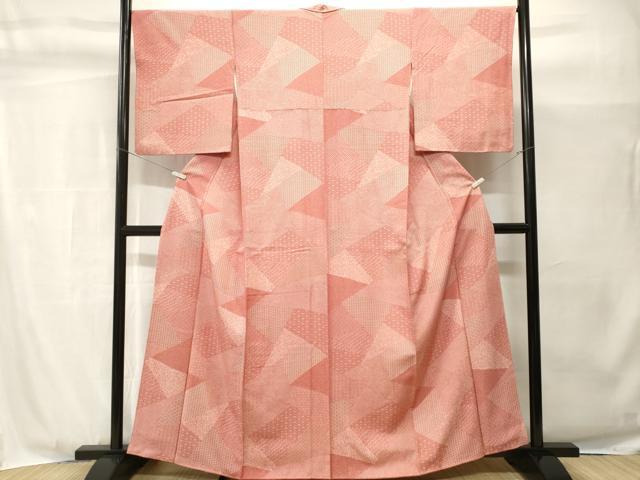 平和屋着物■江戸小紋 切嵌寄せ小紋柄 正絹 逸品 CABH9017ev