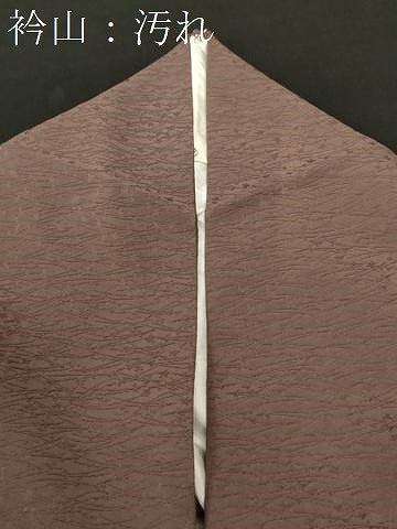 平和屋着物■上質な色無地 溢れ松葉花地紋 銀煤竹色 正絹 逸品 CABH9031ev