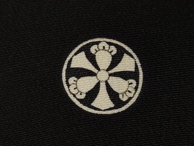 平和屋着物■豪華黒留袖 松竹梅扇面藤花房文 金彩 正絹 逸品 CABH9044ev