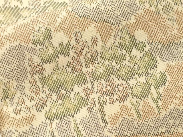 平和屋着物■上質な紬 樹林文 正絹 逸品 未使用 CABH9055ev