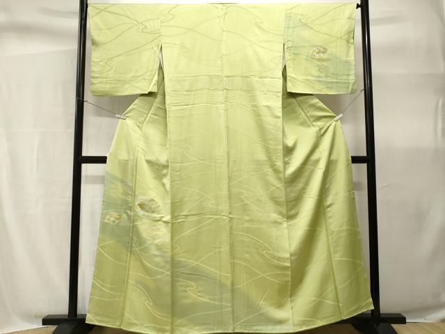平和屋着物■訪問着 総刺繍 道長扇面文 暈し染め 正絹 逸品 CABH9084ev
