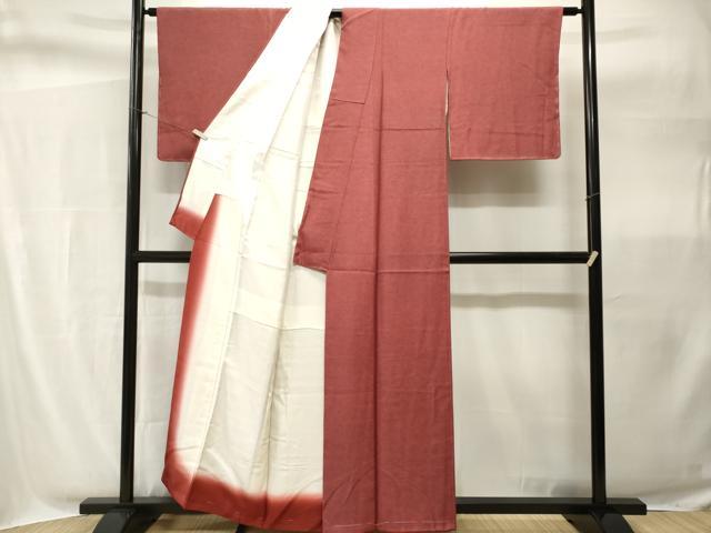 平和屋着物■小紋師 保科勝信 江戸小紋 流水梅文 正絹 逸品 CABH9086ev