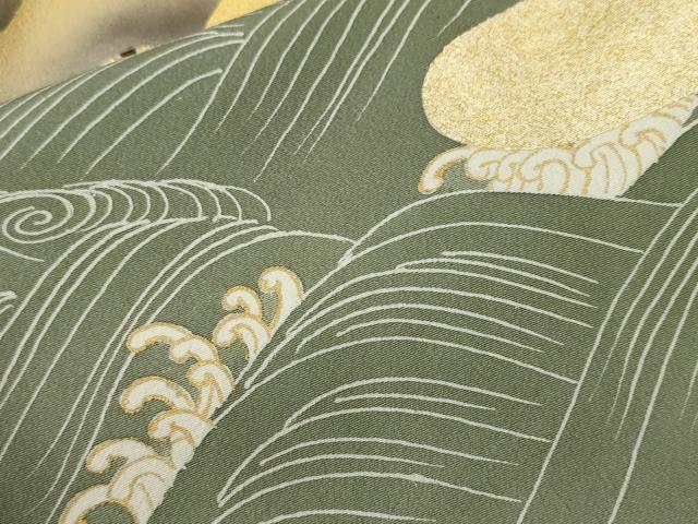 平和屋着物■豪華黒留袖 浜松文 金彩 正絹 逸品 CABH9115ev