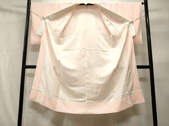 平和屋着物■長襦袢 袷 枝花文 暈し染め 正絹 逸品 CABH9138ev