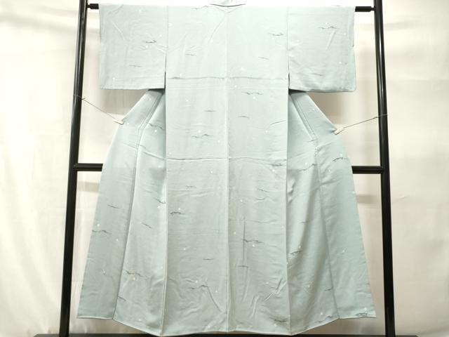 平和屋着物■上質な小紋 霞文 正絹 逸品 CABH9141ev