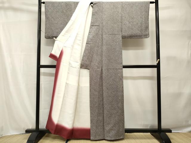 平和屋着物■大変加工の良い総絞り小紋 正絹 逸品 CABH9162ev