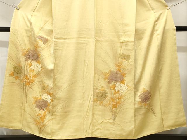 平和屋着物■訪問着 草花文 暈し染め 金彩 正絹 逸品 CABH9216ev