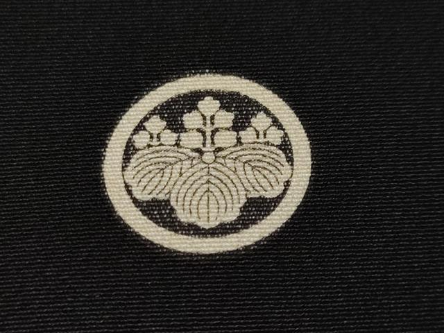 平和屋着物■世界的ファッションデザイナー 山本寛斎 kansaiブランド 黒留袖 駒刺繍 乱菊桜鳳凰図文 暈し染め 金銀彩 正絹 逸品 CABH9225ev