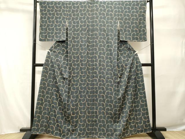 平和屋着物■上質な小紋 万寿菊 正絹 逸品 CABH9226ev