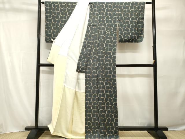 平和屋着物■上質な小紋 万寿菊 正絹 逸品 CABH9226ev