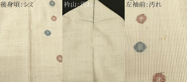 平和屋着物■上質な紬 縞 丸文 正絹 逸品 CABH9244ev