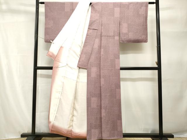 平和屋着物■江戸小紋 切嵌寄せ小紋柄 正絹 逸品 CABH9248ev