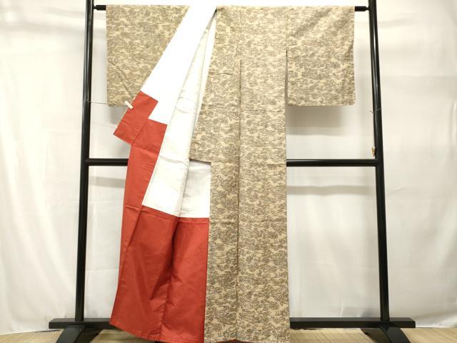 平和屋着物■上質な紬 風景文 正絹 逸品 CABH9256ev