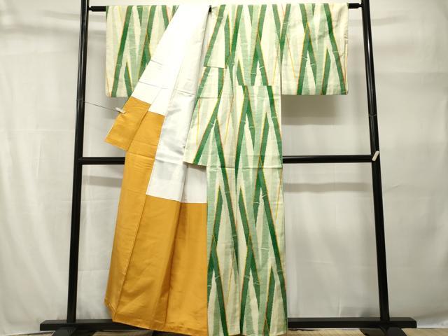 平和屋着物■上質な紬 竹文 正絹 逸品 CABH9262ev