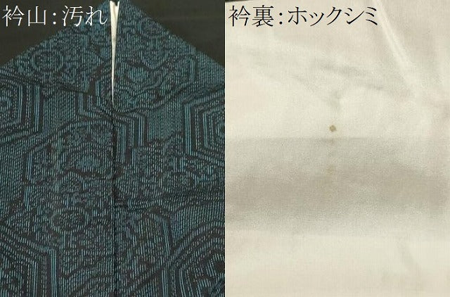 平和屋着物■上質な紬 吉祥花文 正絹 逸品 CABH9264ev