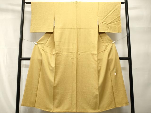 平和屋着物■本草木染作家 圓啓 江戸小紋 鮫小紋柄 正絹 逸品 CABH9266ev
