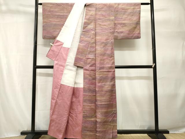 平和屋着物■上質な紬 霞文 正絹 逸品 CABH9290ev