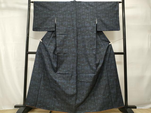 平和屋着物■上質な紬 有栖川菱文 正絹 逸品 CABH9292ev