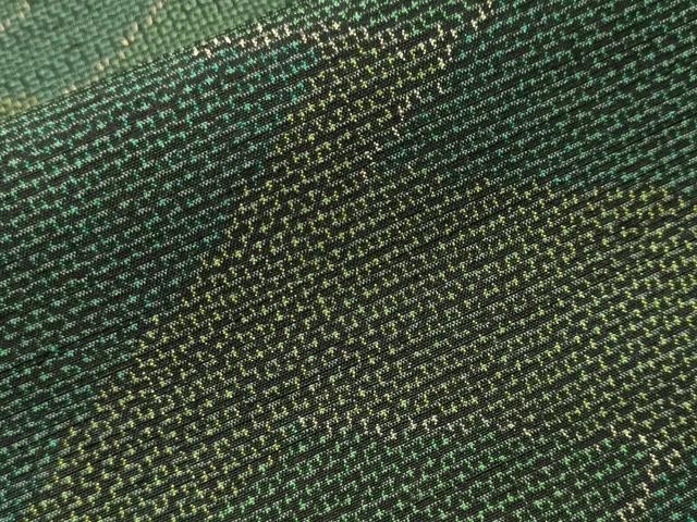 平和屋着物■上質な紬 幾何学文 正絹 逸品 CABH9294ev