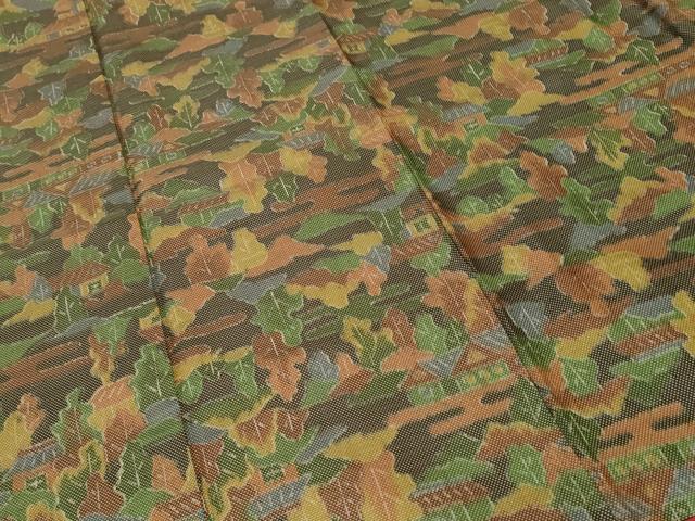 平和屋着物■上質な紬 風景文 正絹 逸品 CABH9296ev