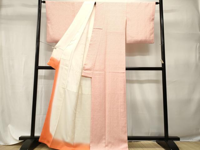 平和屋着物■上質な小紋 舞蝶文 正絹 逸品 CABH9299ev