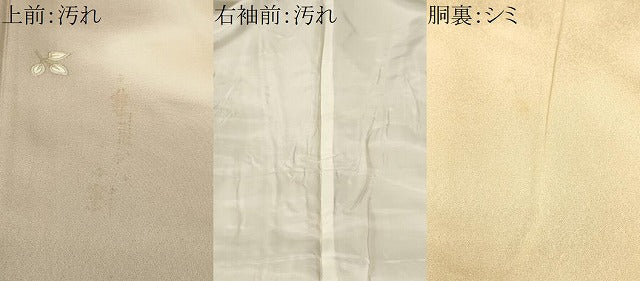 平和屋着物■訪問着 裏菊 枝菊文 暈し染め 金彩 正絹 逸品 CABH9303ev