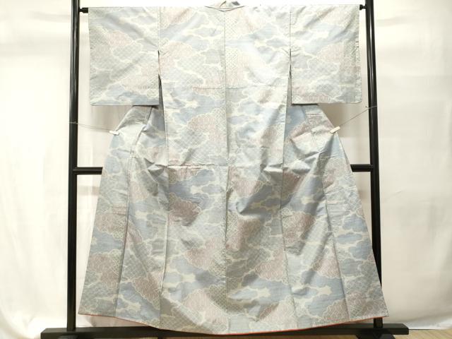 平和屋着物■本場大島紬 雲取り吉祥文 正絹 逸品 CABH9534ev