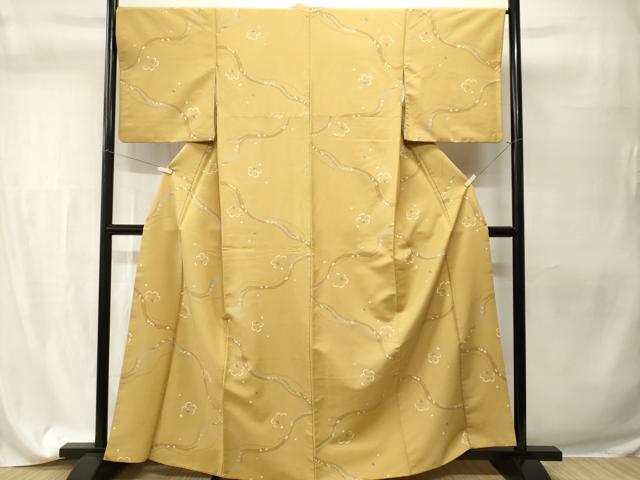 平和屋着物■小紋 舞桜文 洗える着物 CABH9553ev