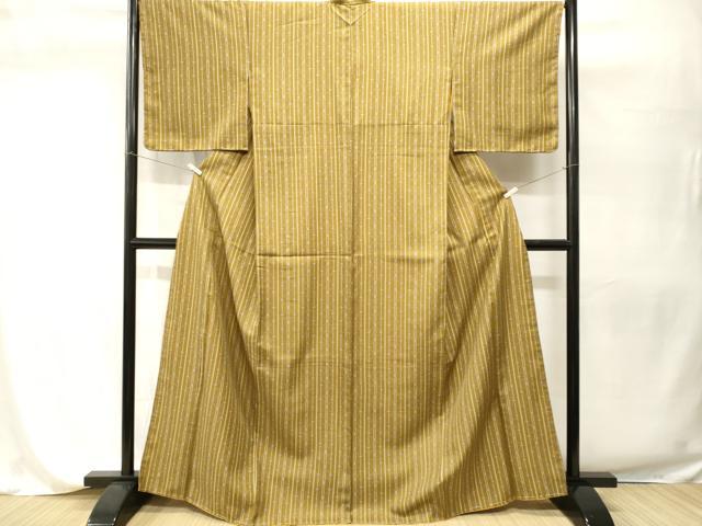 平和屋着物■小紋 菱縞文 洗える着物 CABH9557ev