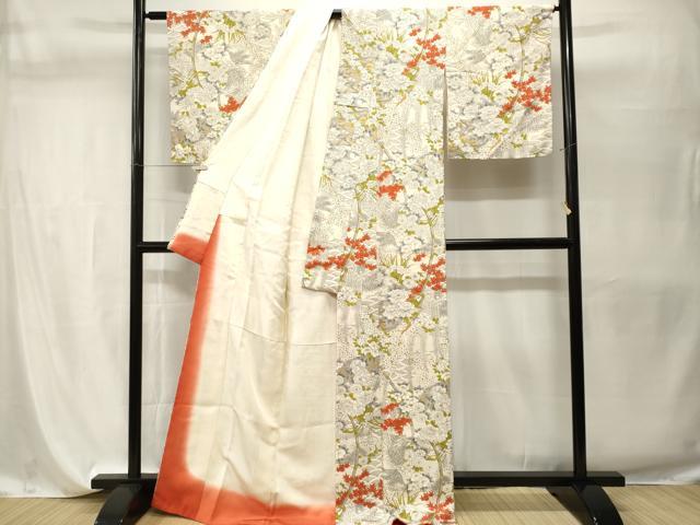 平和屋着物■上質な小紋 花籠文 金彩 正絹 逸品 CABH9566ev