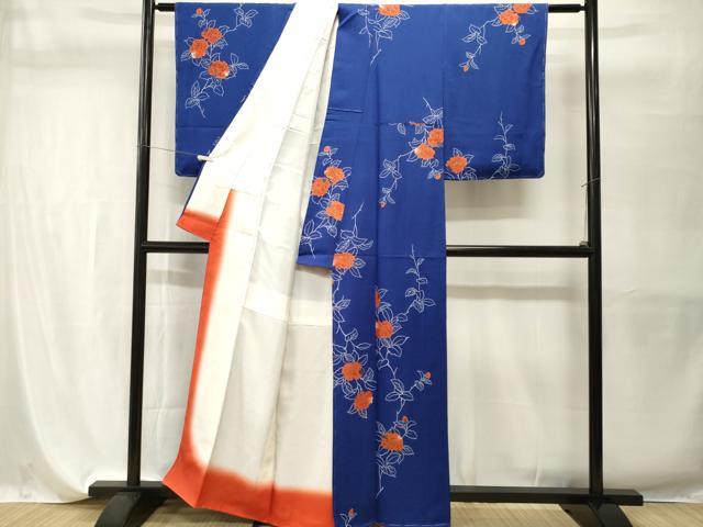 平和屋着物■上質な小紋 枝花文 金彩 正絹 逸品 未使用 CABH9580ev