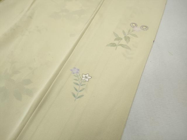 平和屋着物●訪問着 草花文 正絹 逸品 CABH9601ut
