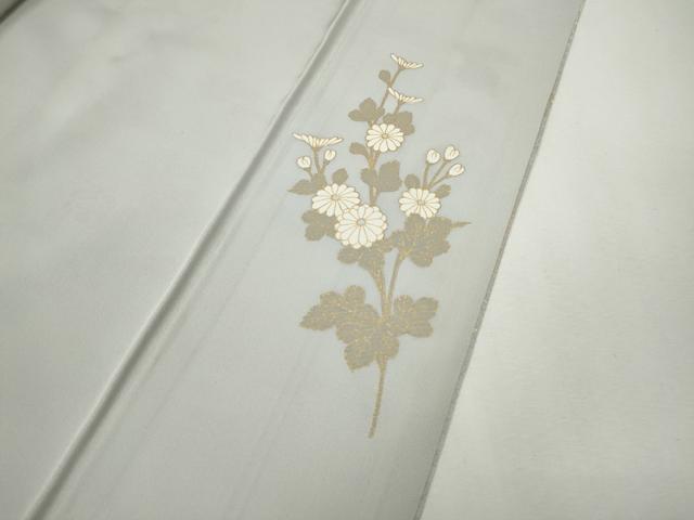 平和屋着物●訪問着 地紙枝垂れ花文 暈し染め 金彩 正絹 逸品 CABH9609ut