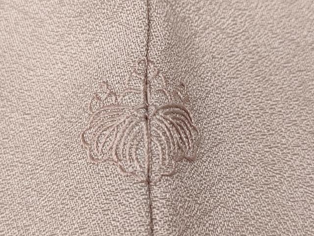 平和屋着物●訪問着 刺繍 地紙草花文 暈し染め 金銀彩 正絹 逸品 CABH9635ut