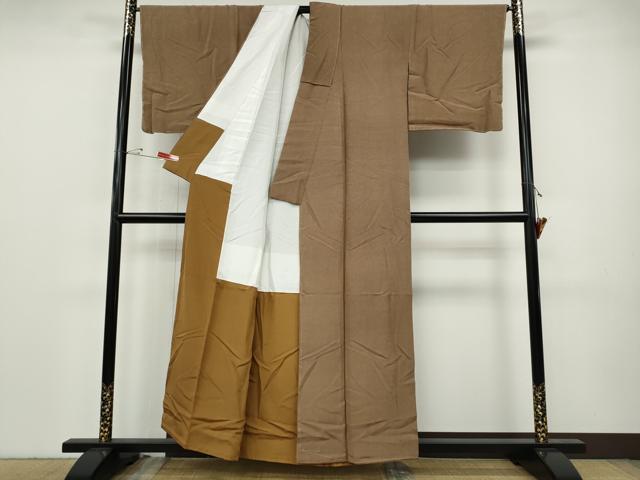 平和屋着物●伝統工芸士 廣瀬雄望 江戸小紋 鮫小紋柄 正絹 逸品 未使用 CABH9639ut